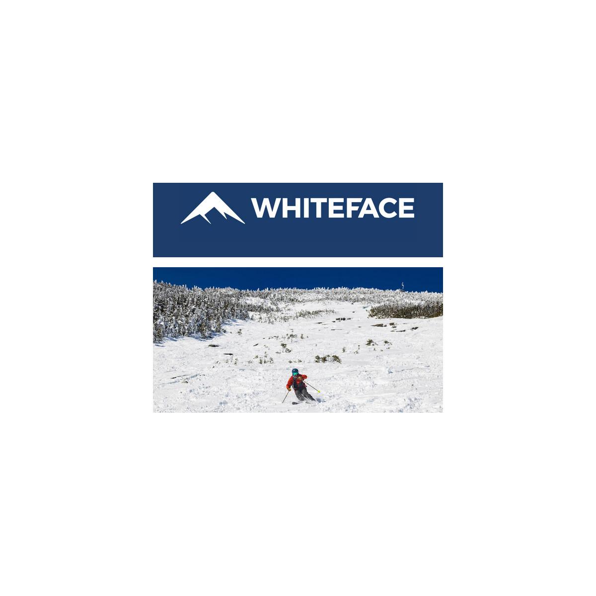 Whiteface Skier and Logo