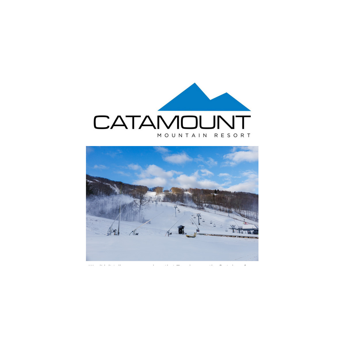 Catamount Making Snow On March 21st