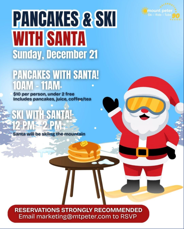 Pancakes & Ski With Santa Image