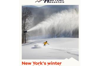 Hunter Mountain Snowboarder