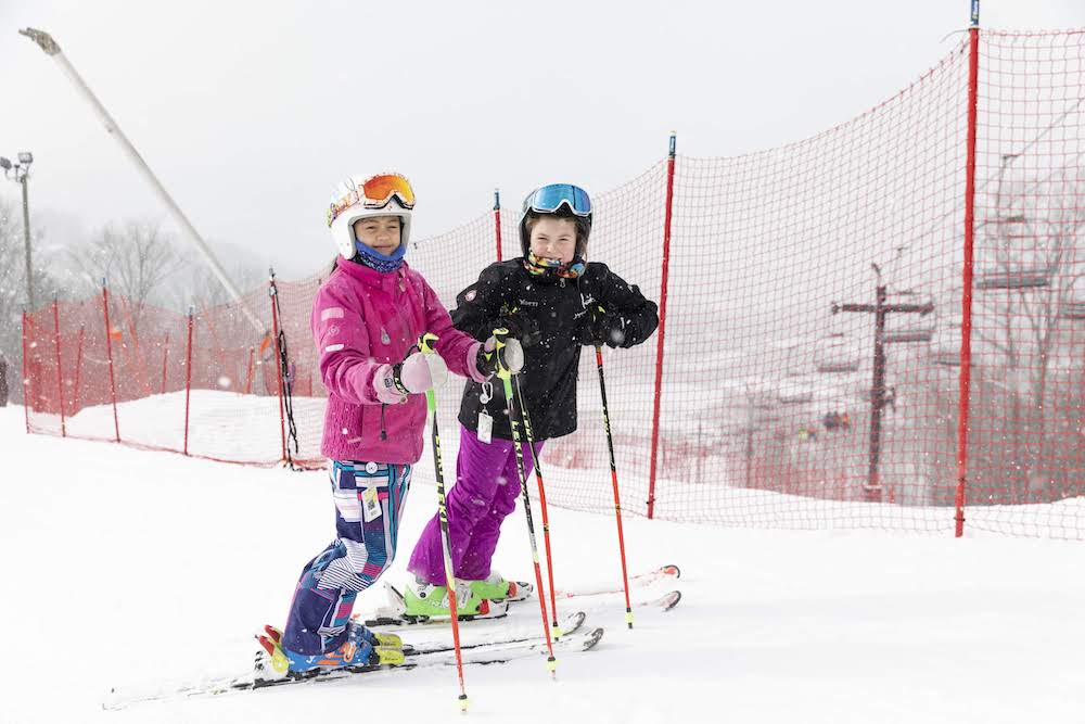 Kids Skiing