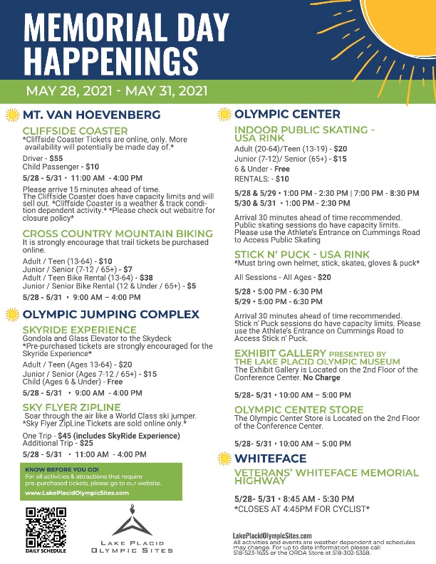 Memorial Day Week Flyer