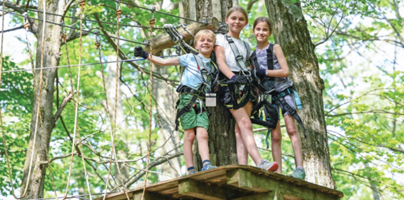 Brstol Aerial Adventures Kids on Platform
