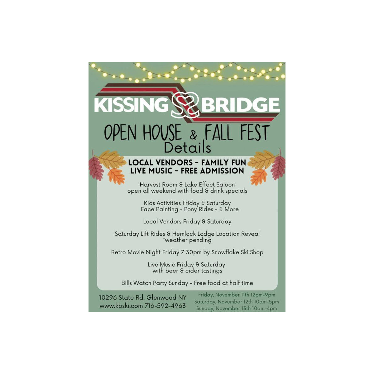 Kissing Bridge Open House Image