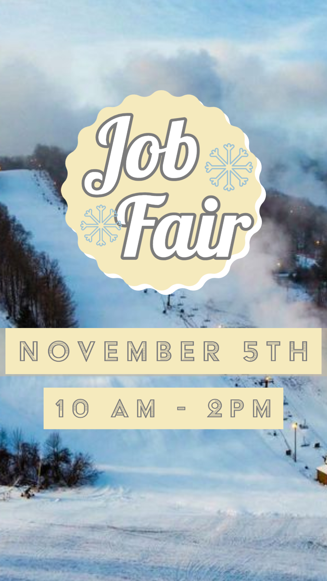 Swain Job Fair Graphic