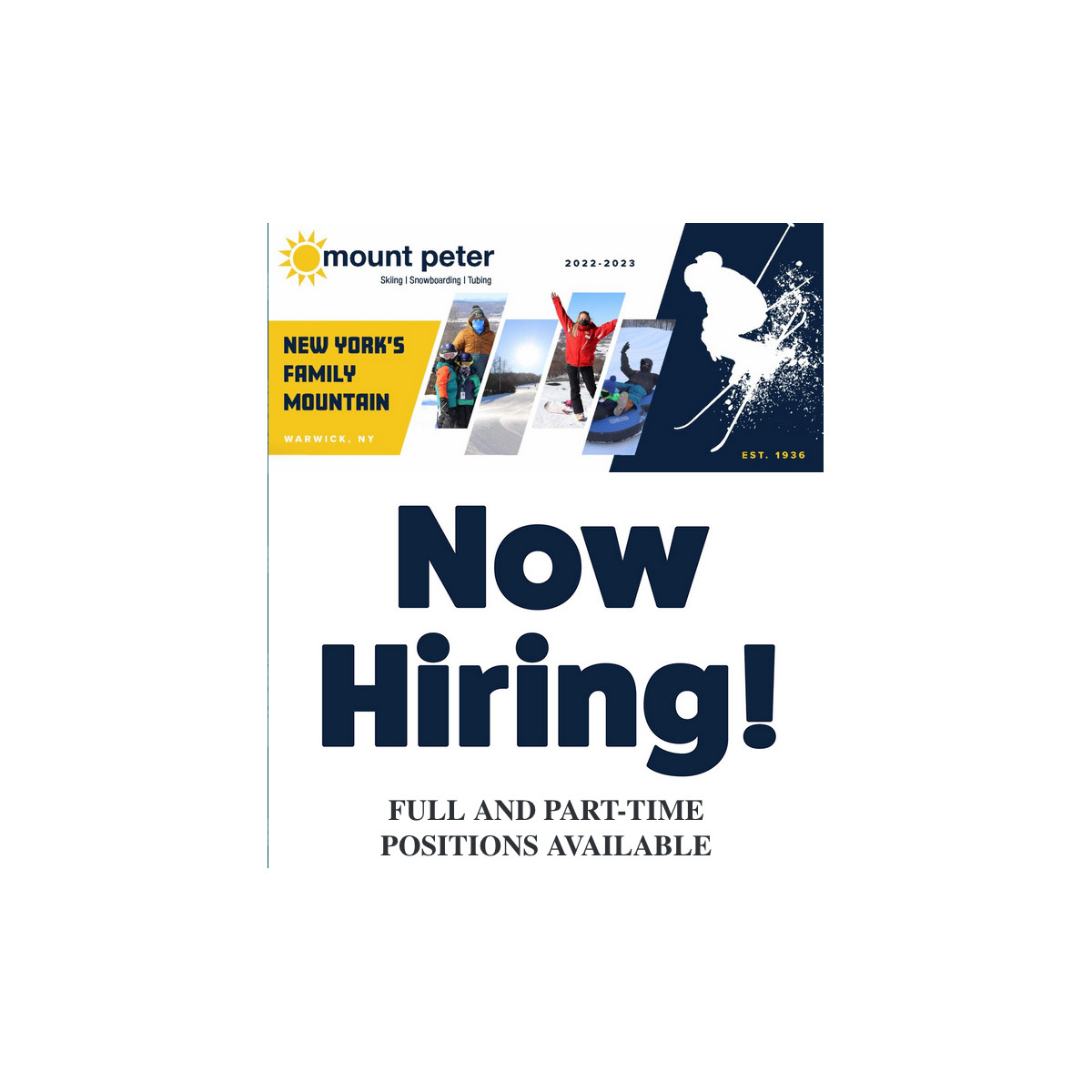 Now Hiring at Mount Peter