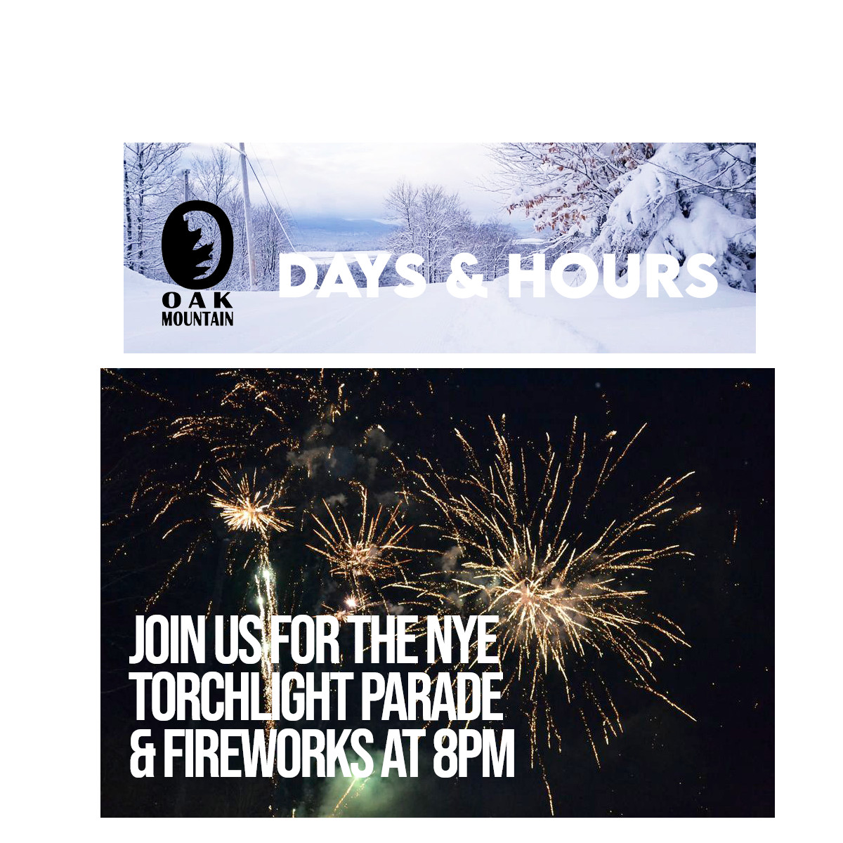 Oak Mountain Days & Hours Logo