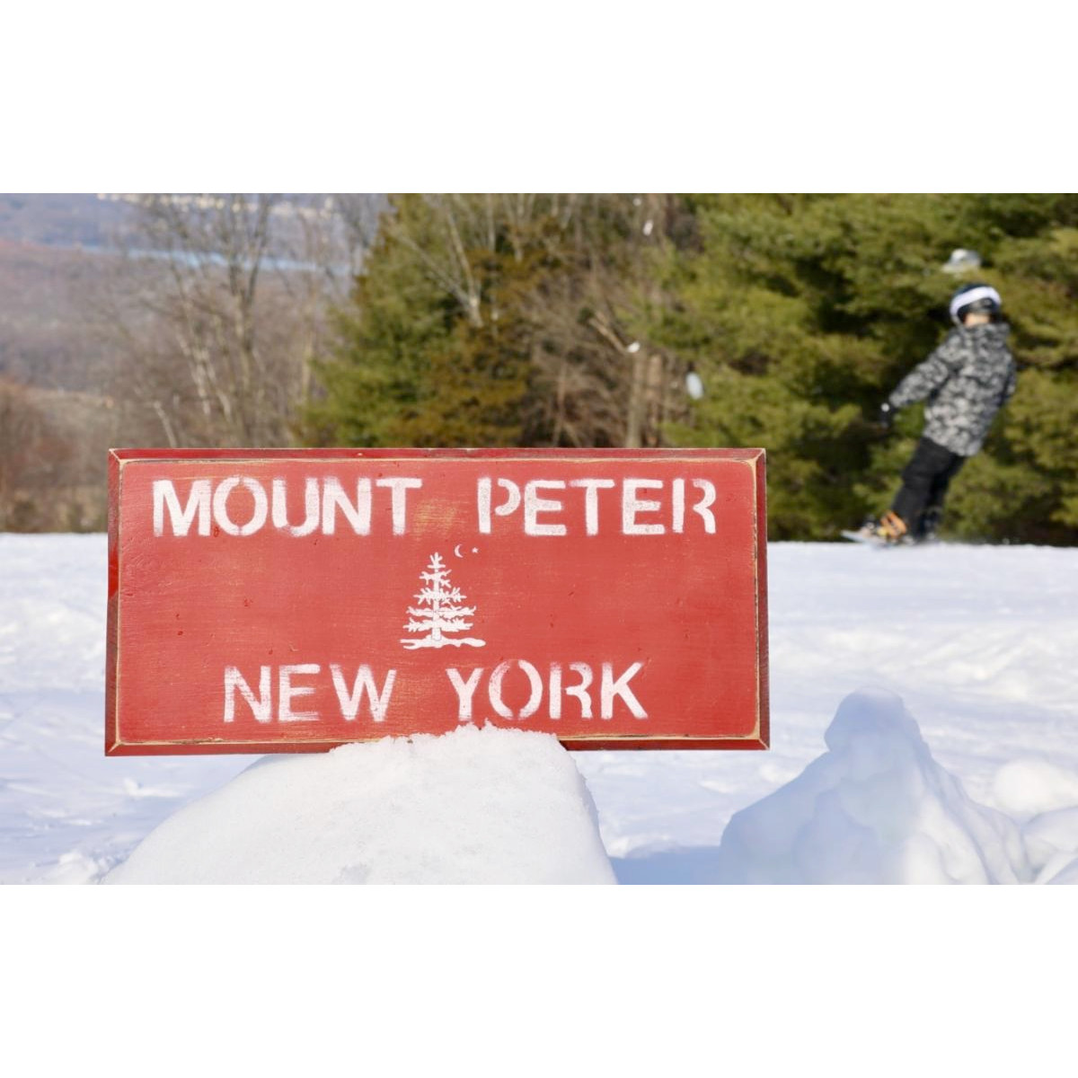 Mount Peter Sign