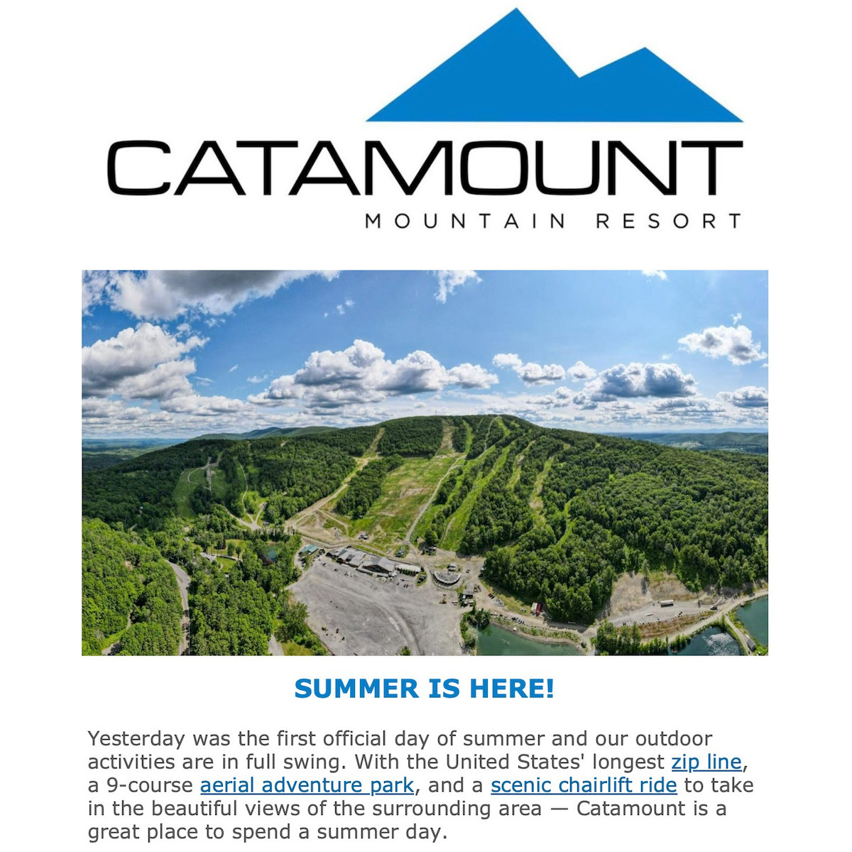 Summer at Catamount
