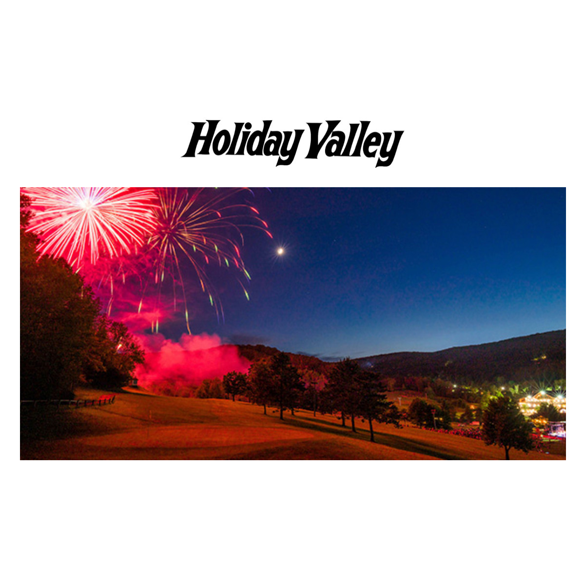 Fireworks over Holiday Valley