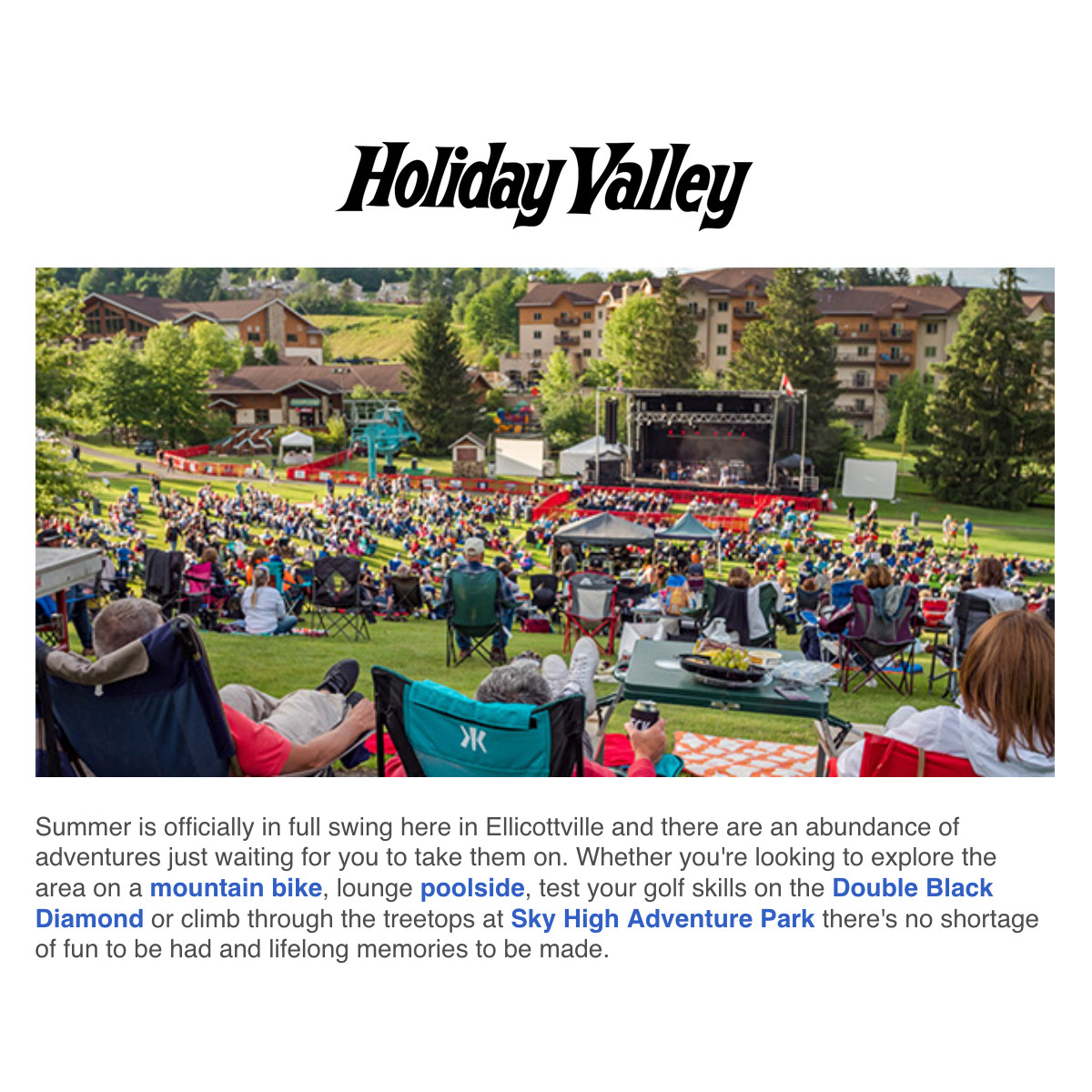 Holiday Valley Summer Fun