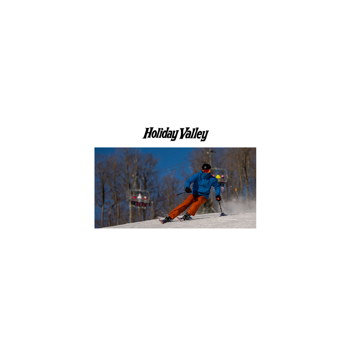 Holiday Valley Logo and Skier