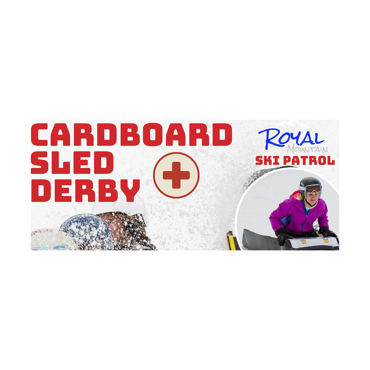 Royal Mountain Cardboard Sled Derby