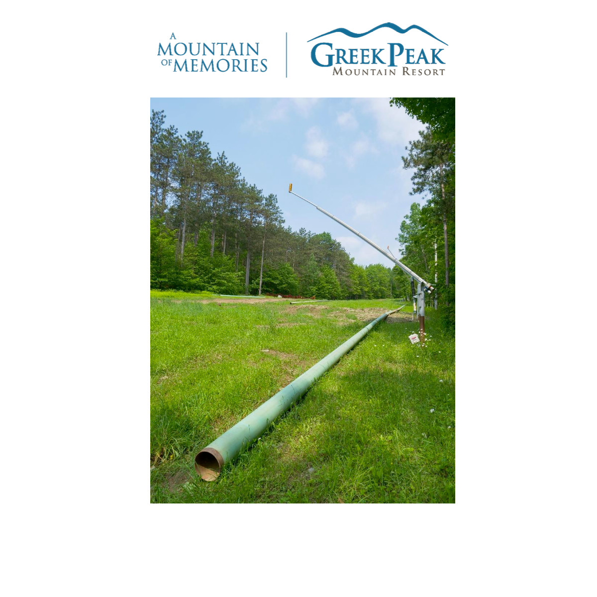 Greek Peak Snowmaking Pipe