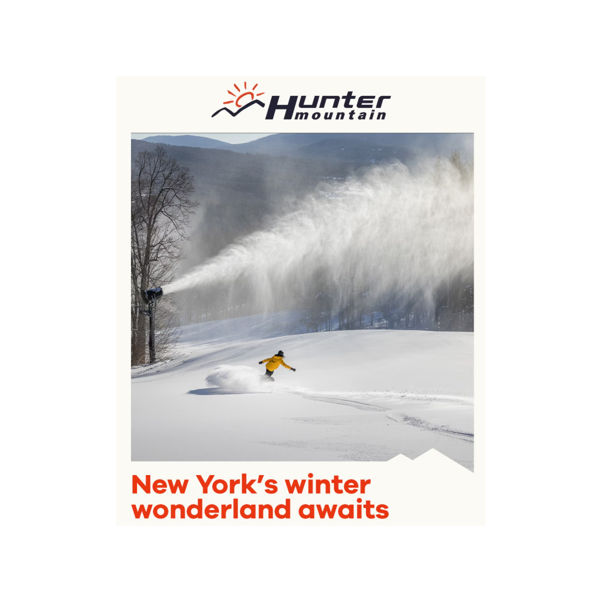 Hunter Mountain Snowboarder