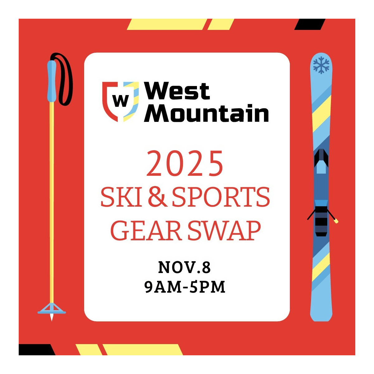 West Mountain Ski & Sports Gear Swap This Weekend