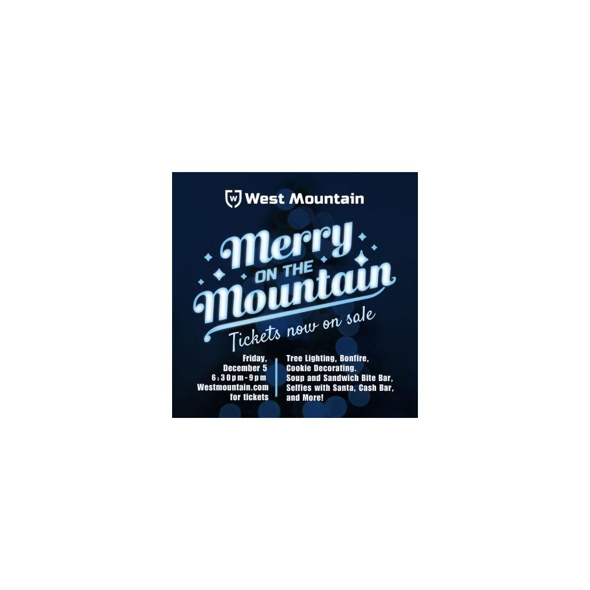 Merry on The Mountain at West Mountain Friday