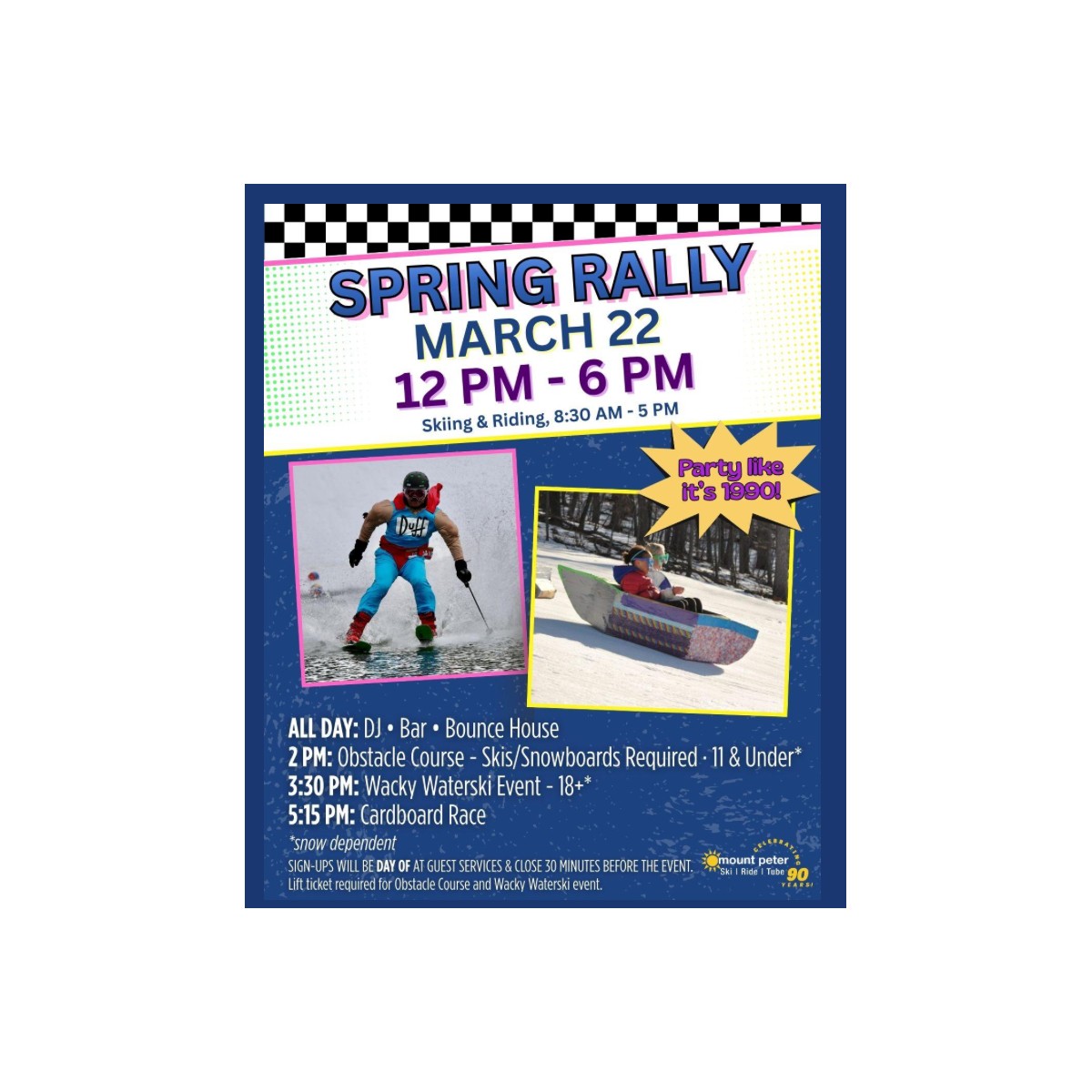 Mount Peter Spring Rally Graphic