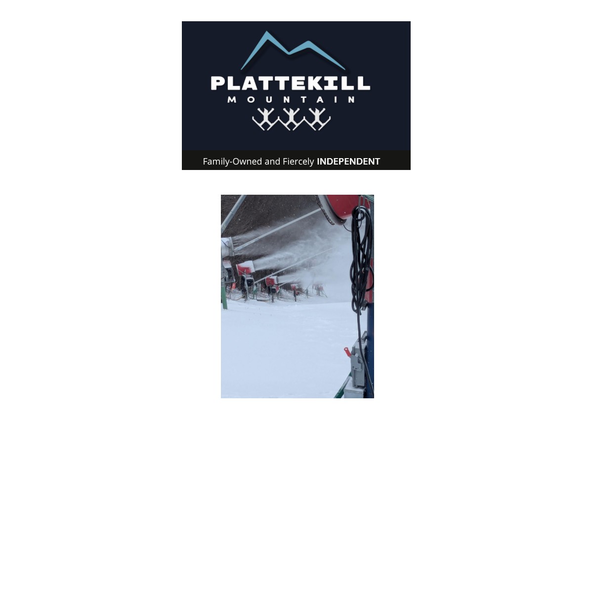Plattekill Snowmaking