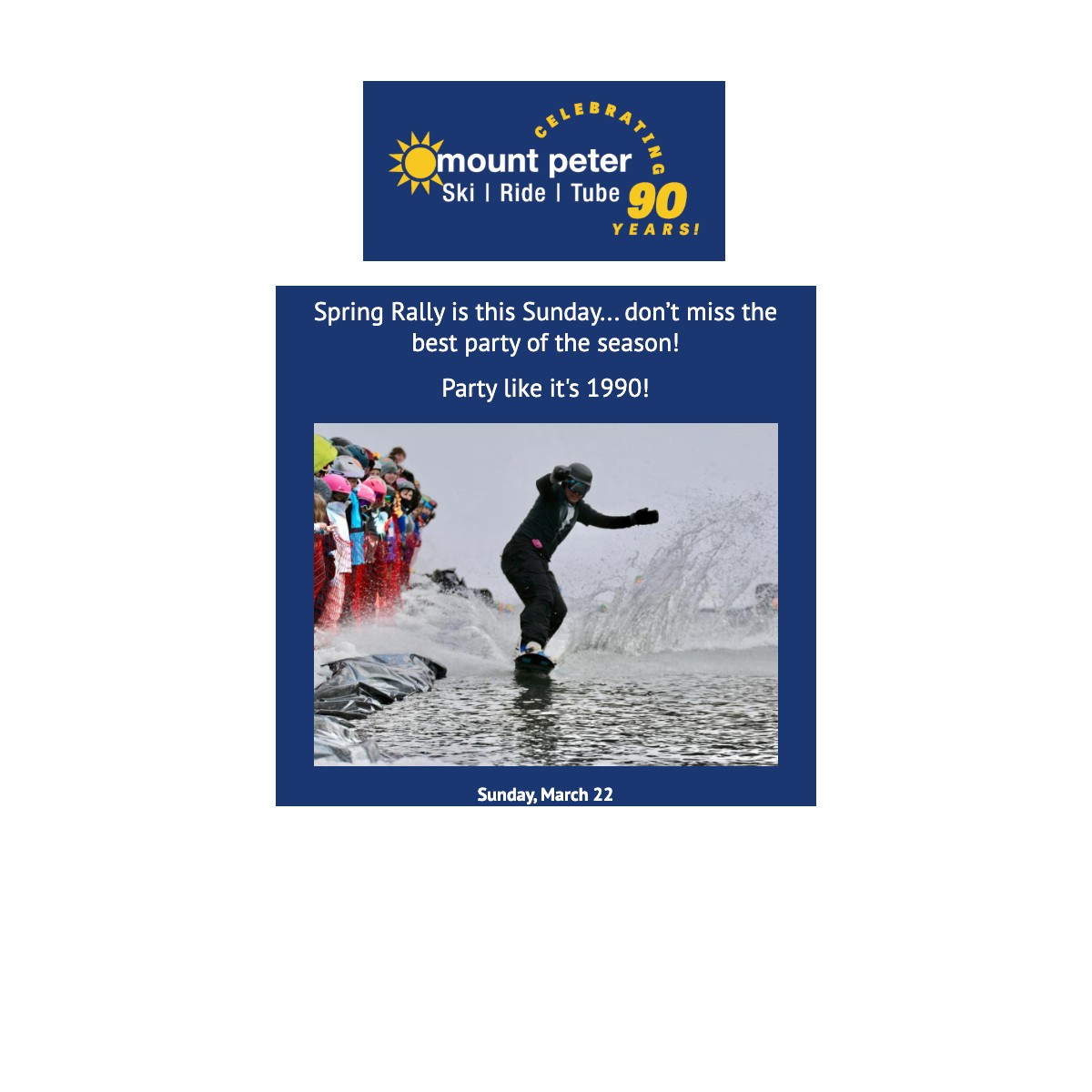 Spring Rally Snowboarder