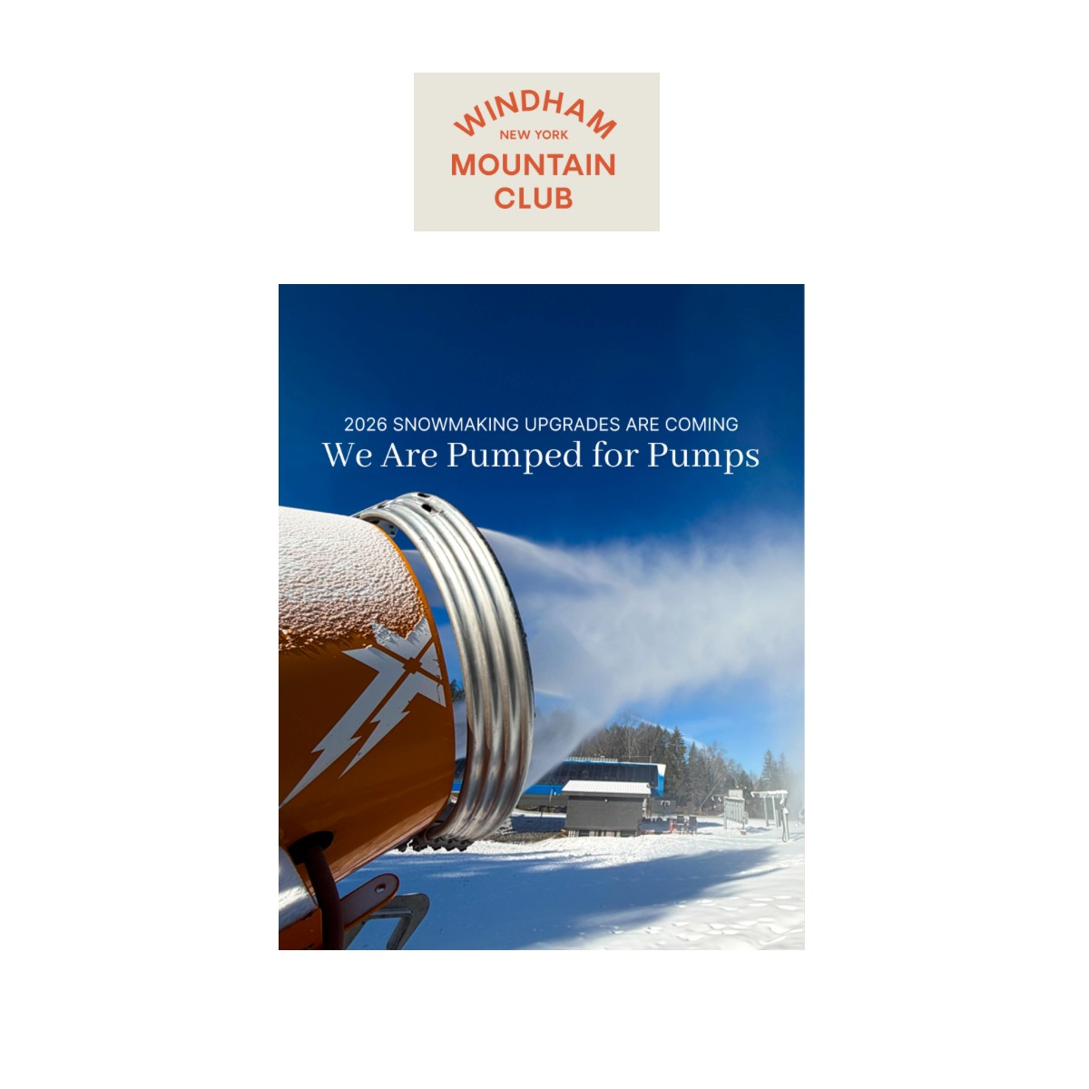 WIndham Mountain Club Snowmaking Machine