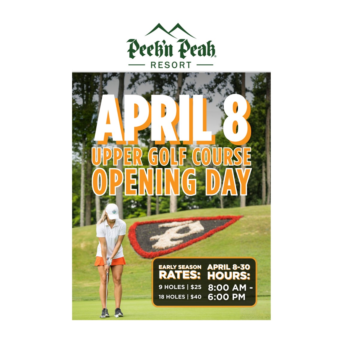 Opening Day of Golf 