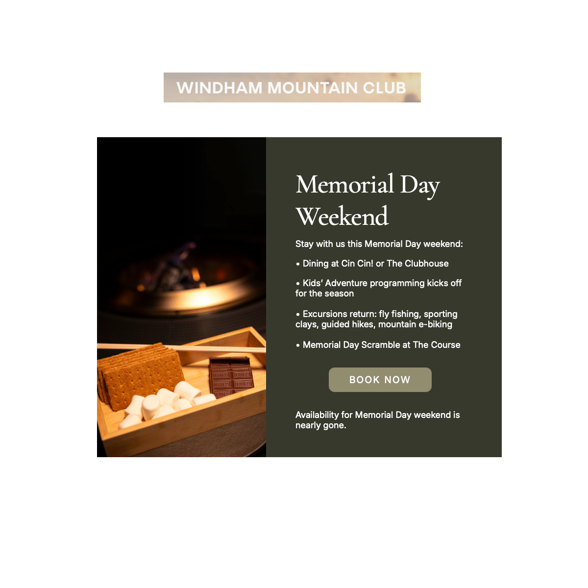 Memorial Day Weekend Info