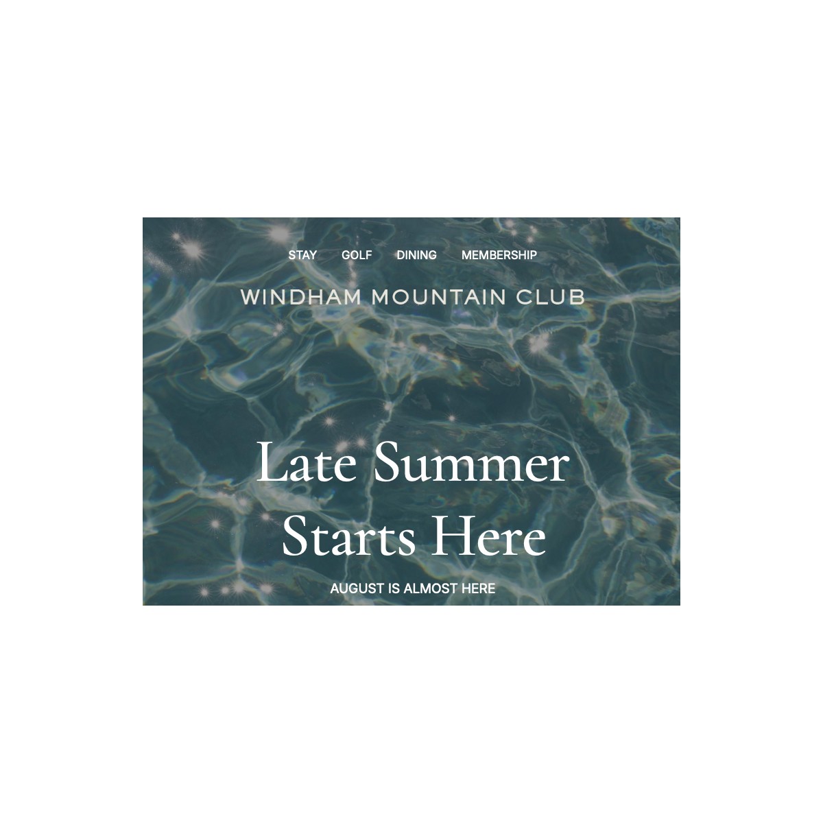 Windham Mountain Club Late Summer