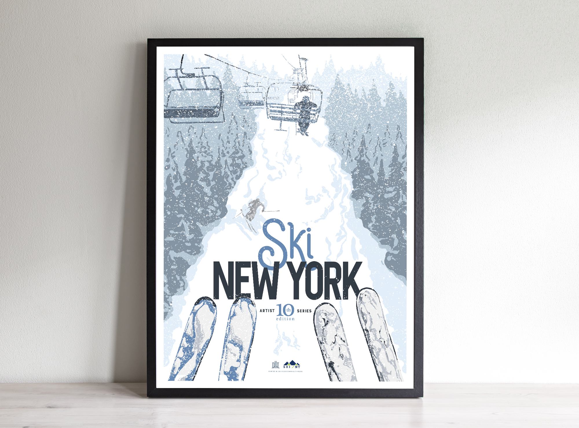 2022-23 SKI NY Ski Poster