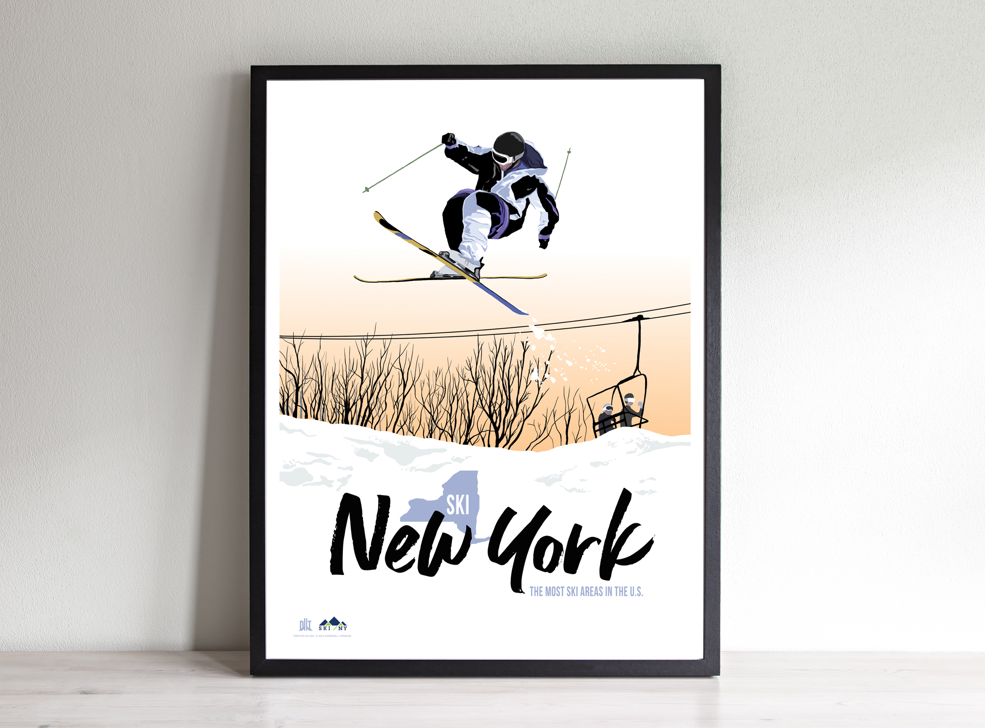 2023-24 SKI NY Ski Poster