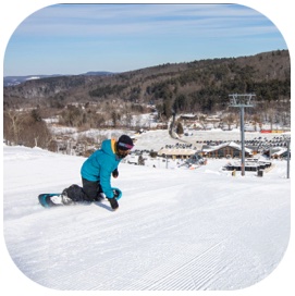 Catamount Local Pass - Snowboarder Picture