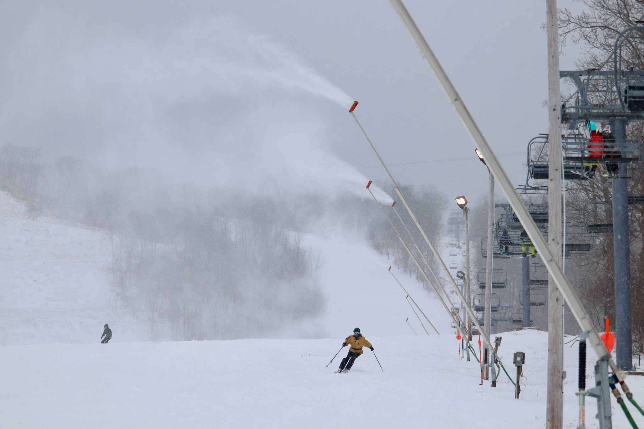 Snow and Snowmaking at Catamount March 13, 2022