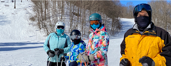 Greek Peak Skiers and Family