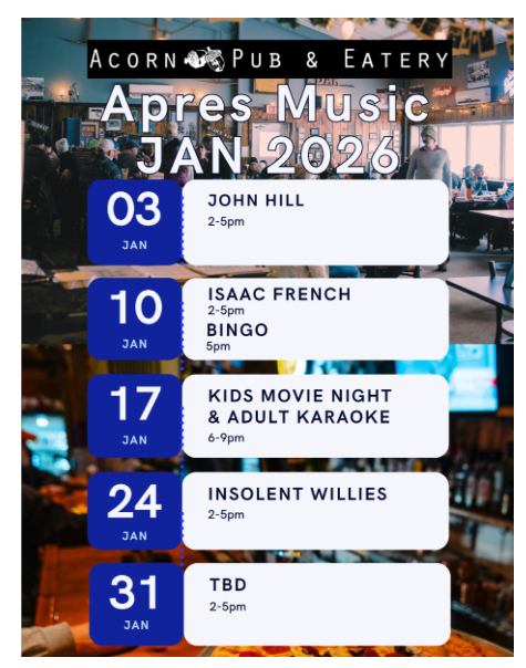 Live Music for January
