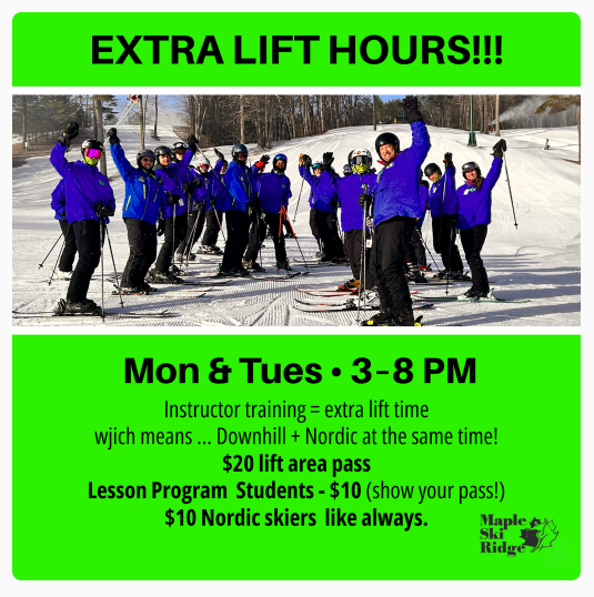 Extra Lift Hours