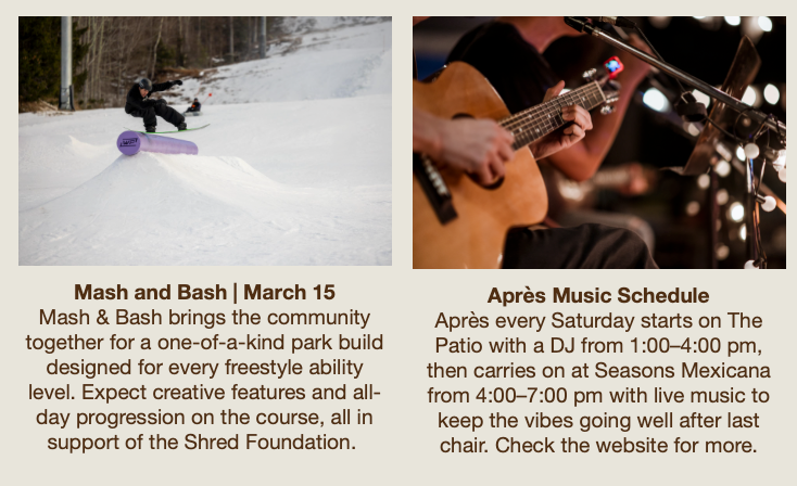 Mash & Bash 3/15 and Live Music