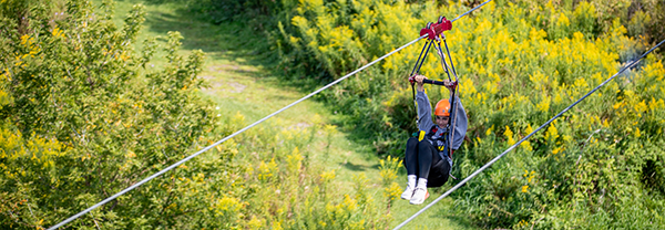 Ziplining