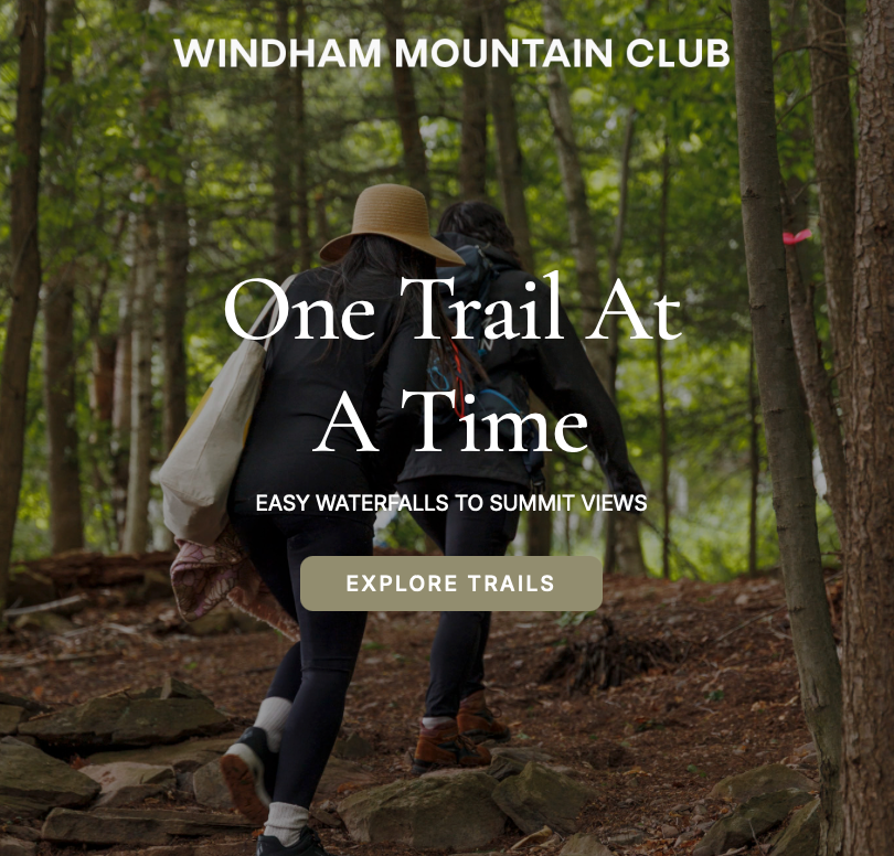 Explore Trails - with  people on trail