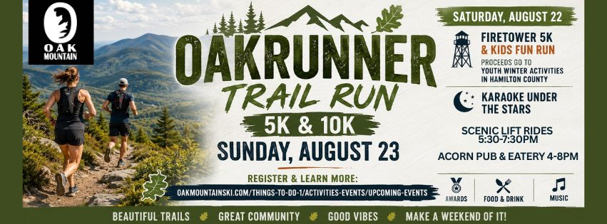 Oakrunner Trail Run 8/23
