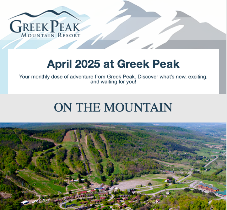 Greek Peak Logo and Header