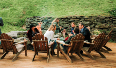 Group outside