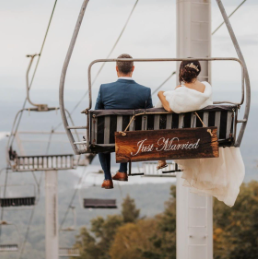 Couple on Chairlift