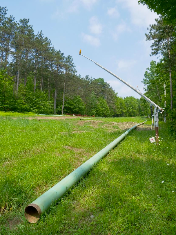 Greek Peak Snowmaking pipe Installation