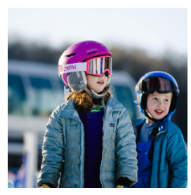 Kids Learning to Ski
