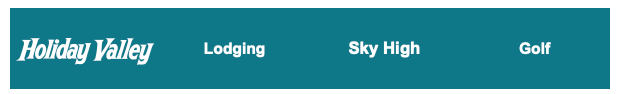 Holiday Valley Header