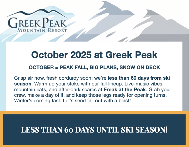 Greek Peak Header