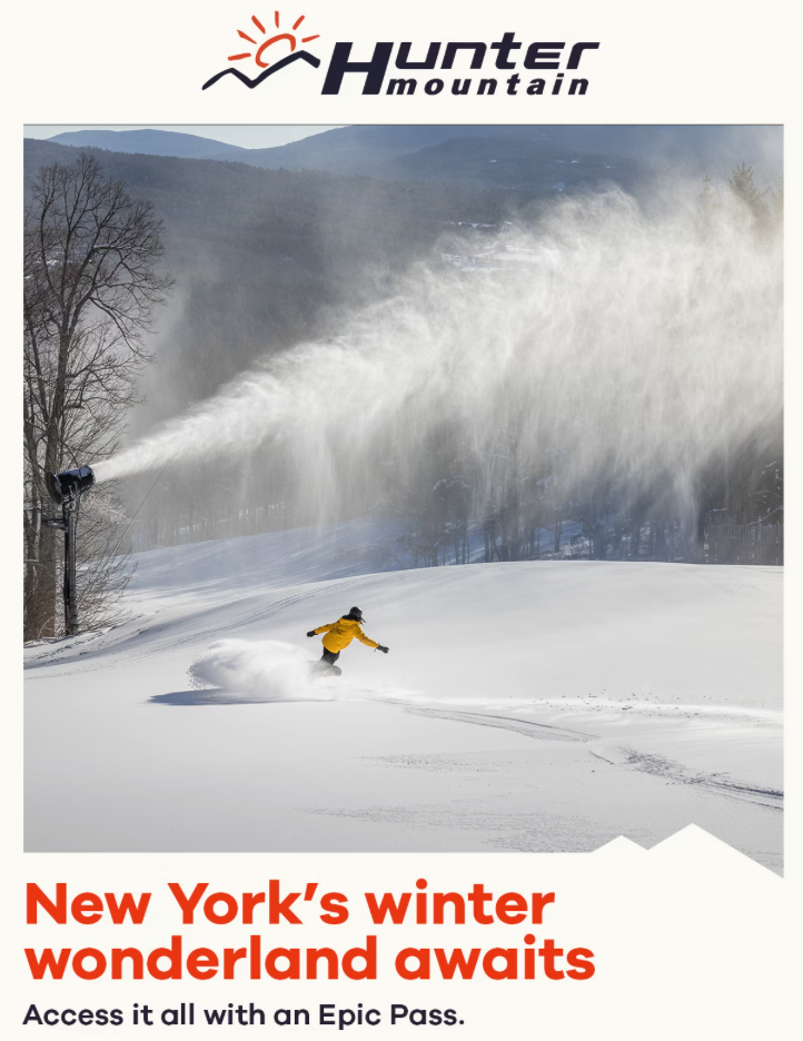 Hunter Mountain Snowboarder