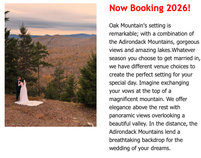 Wedding Booking for 2026
