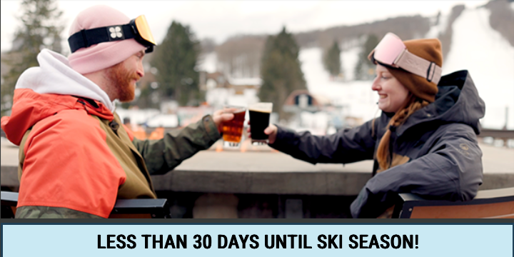 Les than 30 Day until ski season