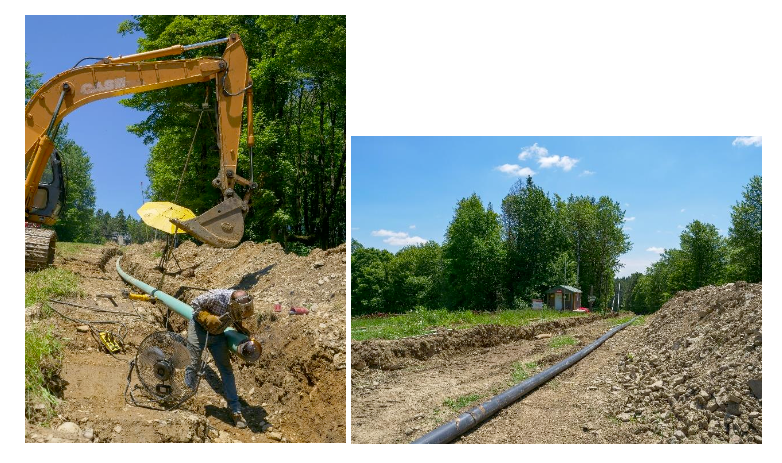 New HKD KLIK hydrants and new water lines on Karyatis Way